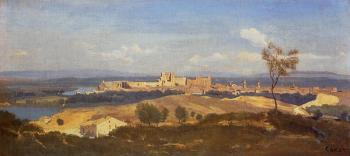 Jean-Baptiste-Camille Corot : Avignon Seen from Villenueve-les-Avignon
